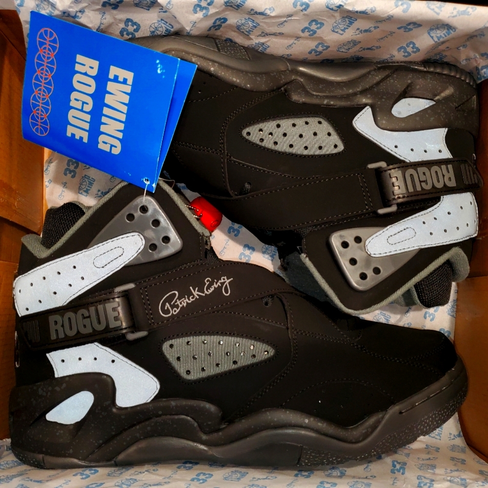 Patrick Ewing - NEW in box - Rogue - Smoke/Midnight/Pewter - High top basketball